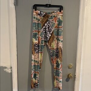 Serena Williams‎ Multicolor Patterned Pants Size L